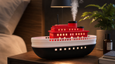 دستگاه بخور سرد و اسانسسوز طرح کشتی مدل Boat Aroma Diffuser (چراغخوابدار)