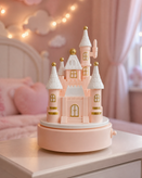 موزیک باکس چرخشی طرح قلعه موزیکال فانتزی (Castle Music Box) | هدیه رویایی و دکور اتاق کودک