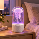 چراغ خواب و اسپیکر بلوتوثی عروس دریایی متحرک (مدل Sports Lights Jellyfish Speaker)
