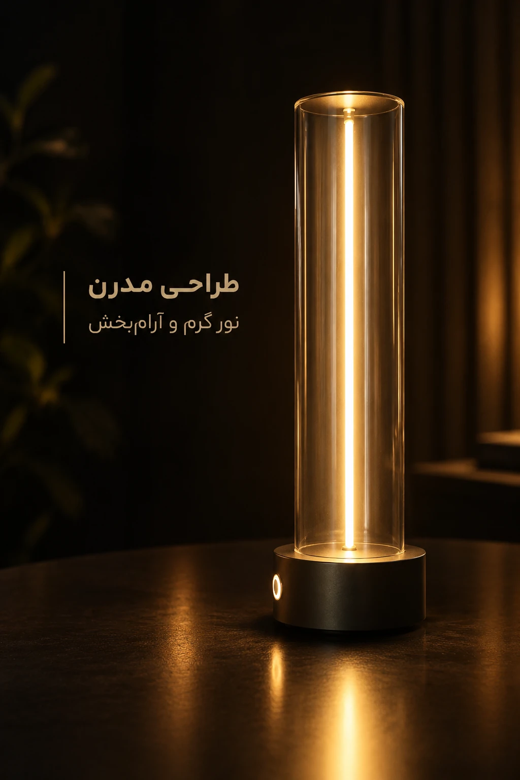 چراغ خواب و آباژور لمسی شارژی نخی  مگنتی